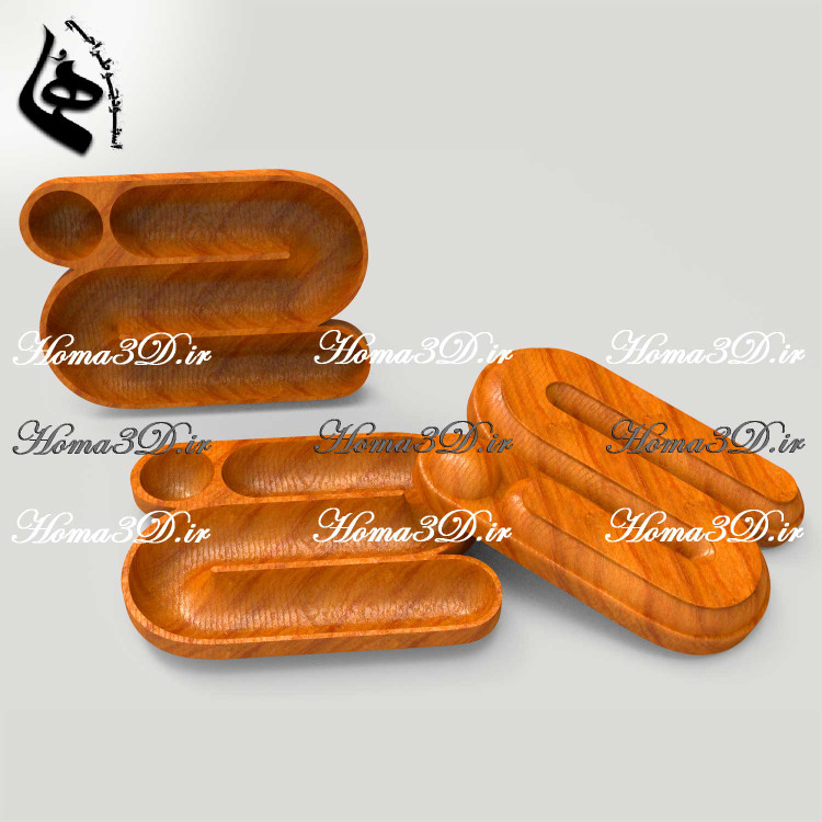 فایل طراحی و اسکن ۳بعدی اردوخوری لولهای | الهام گرفته از اشکال مهندسی شده