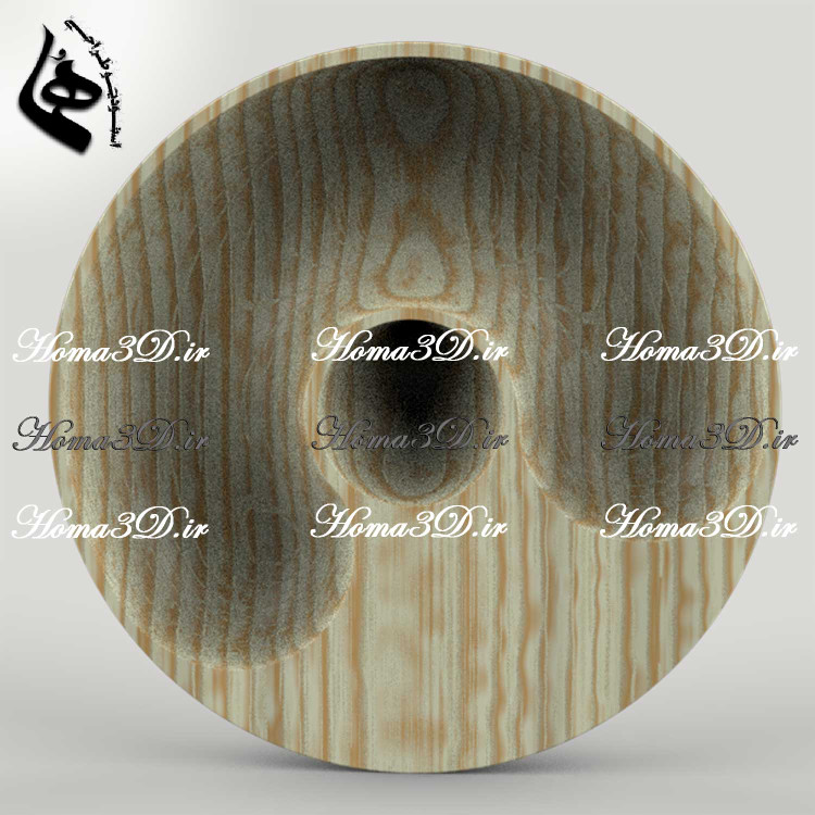 فایل طراحی و اسکن ۳بعدی اردوخوری دایرهای | تقسیمبندی کاربردی و طراحی زیبا