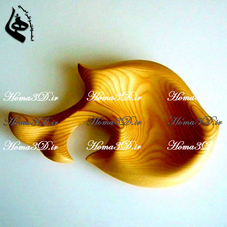 فایل طراحی و اسکن ۳بعدی اردوخوری | طراحی ماهی واقعی برای پذیرایی تنقلات