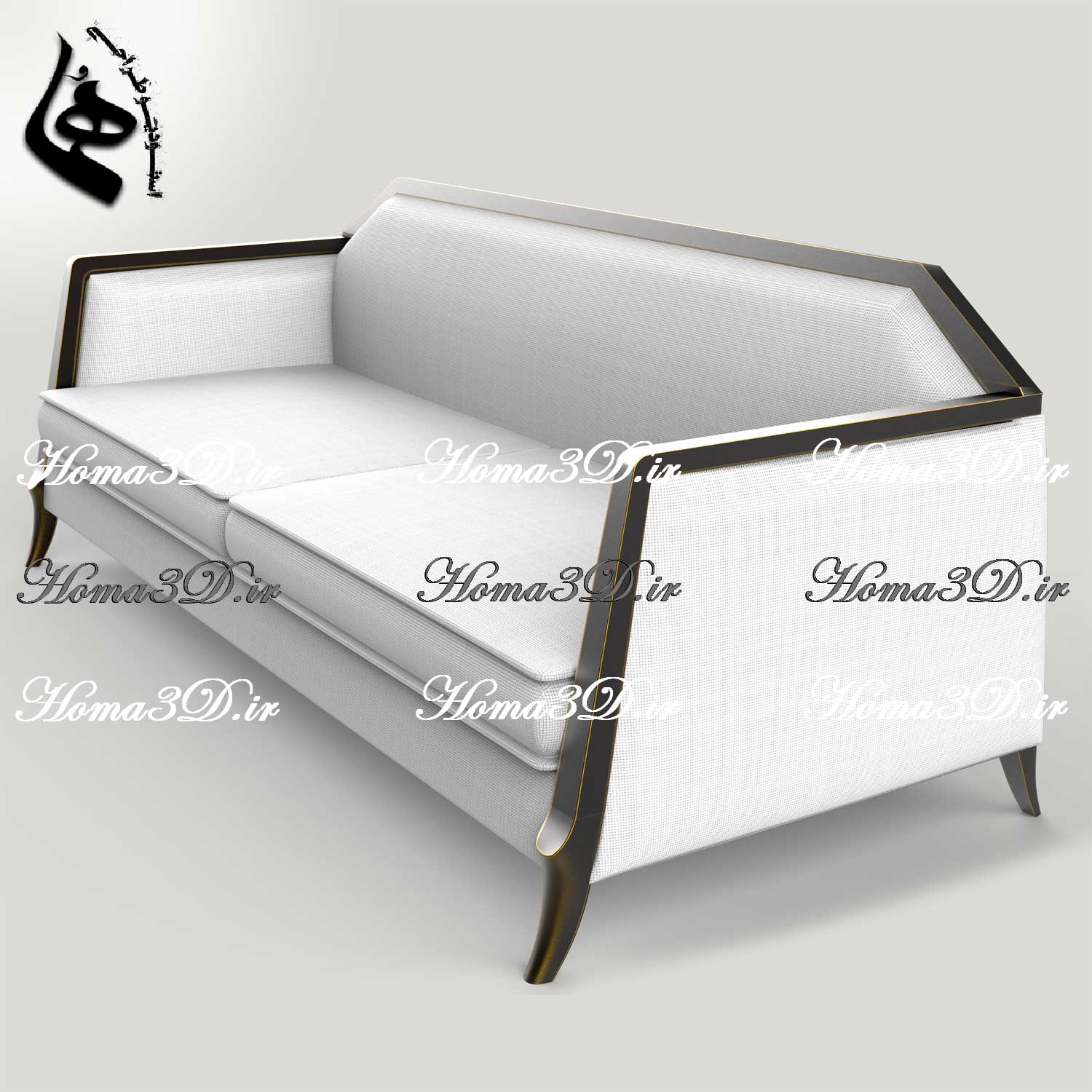 کاناپه لوکس مدرن با طراحی مهندسی و قالب‌کشی به‌روز برای تولید آسان و فروش بالا