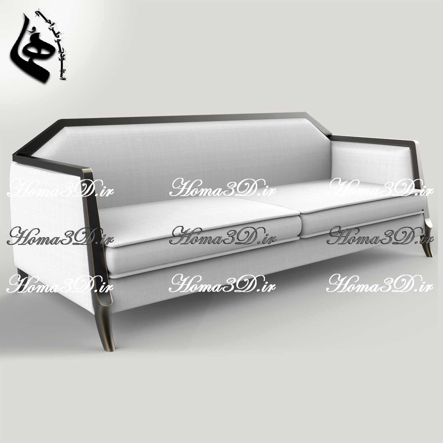 کاناپه لوکس مدرن با طراحی مهندسی و قالب‌کشی به‌روز برای تولید آسان و فروش بالا