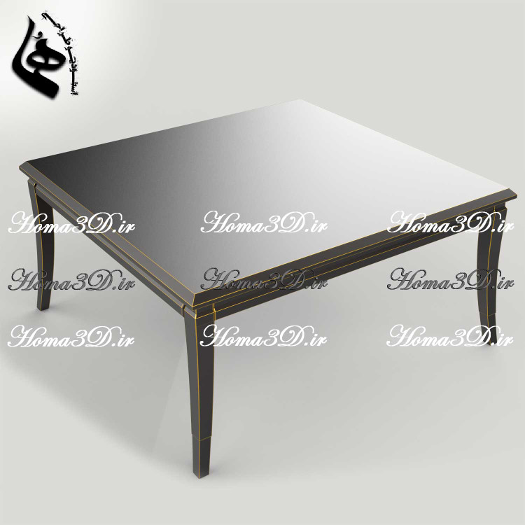 فایل طراحی سهبعدی میز جلو مبلی مدرن با قالبکشی بهروز و ترند بازار صنعت چوب | بدون منبت