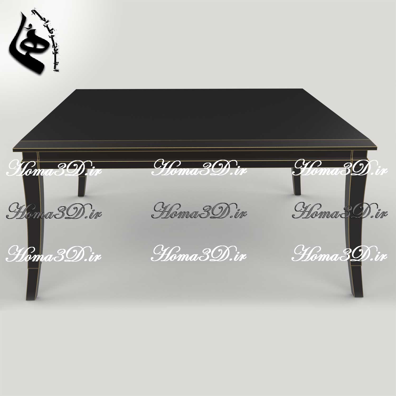 فایل طراحی سه‌بعدی میز جلو مبلی مدرن با قالب‌کشی به‌روز و ترند بازار صنعت چوب | بدون منبت