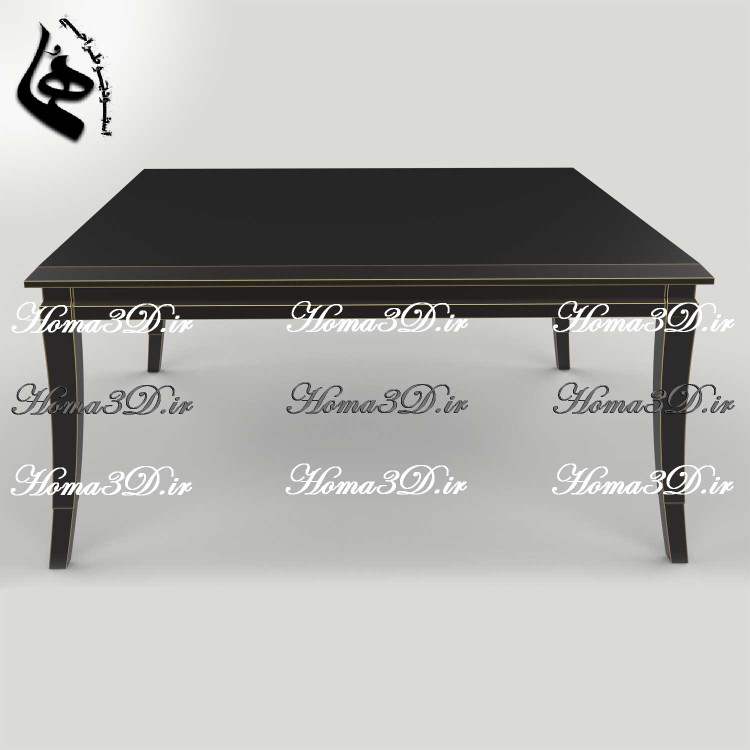 فایل طراحی سهبعدی میز جلو مبلی مدرن با قالبکشی بهروز و ترند بازار صنعت چوب | بدون منبت