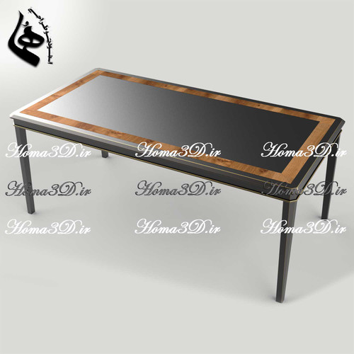 فایل طراحی سهبعدی و الگوهای نجاری برای قالبکشی میز ناهارخوری مدرن بدون منبت | طرح ترند و تولید آسان