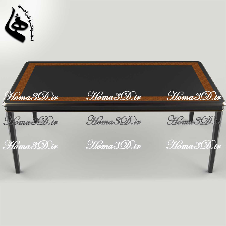 فایل طراحی سهبعدی و الگوهای نجاری برای قالبکشی میز ناهارخوری مدرن بدون منبت | طرح ترند و تولید آسان
