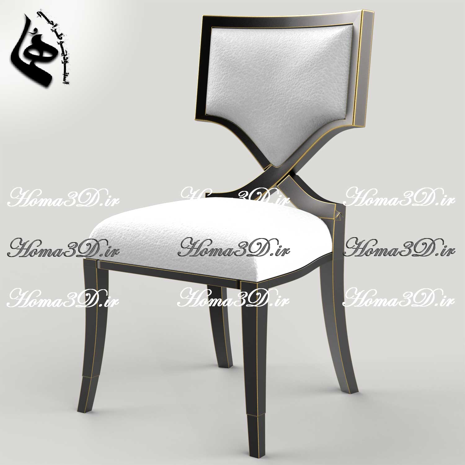 قالب نجاری و الگوی فیبری نجاری + مدل سه‌بعدی STL صندلی مدرن بدون منبت | طراحی مدرن، قالب‌کشی دقیق و ترند روز صنعت چوب