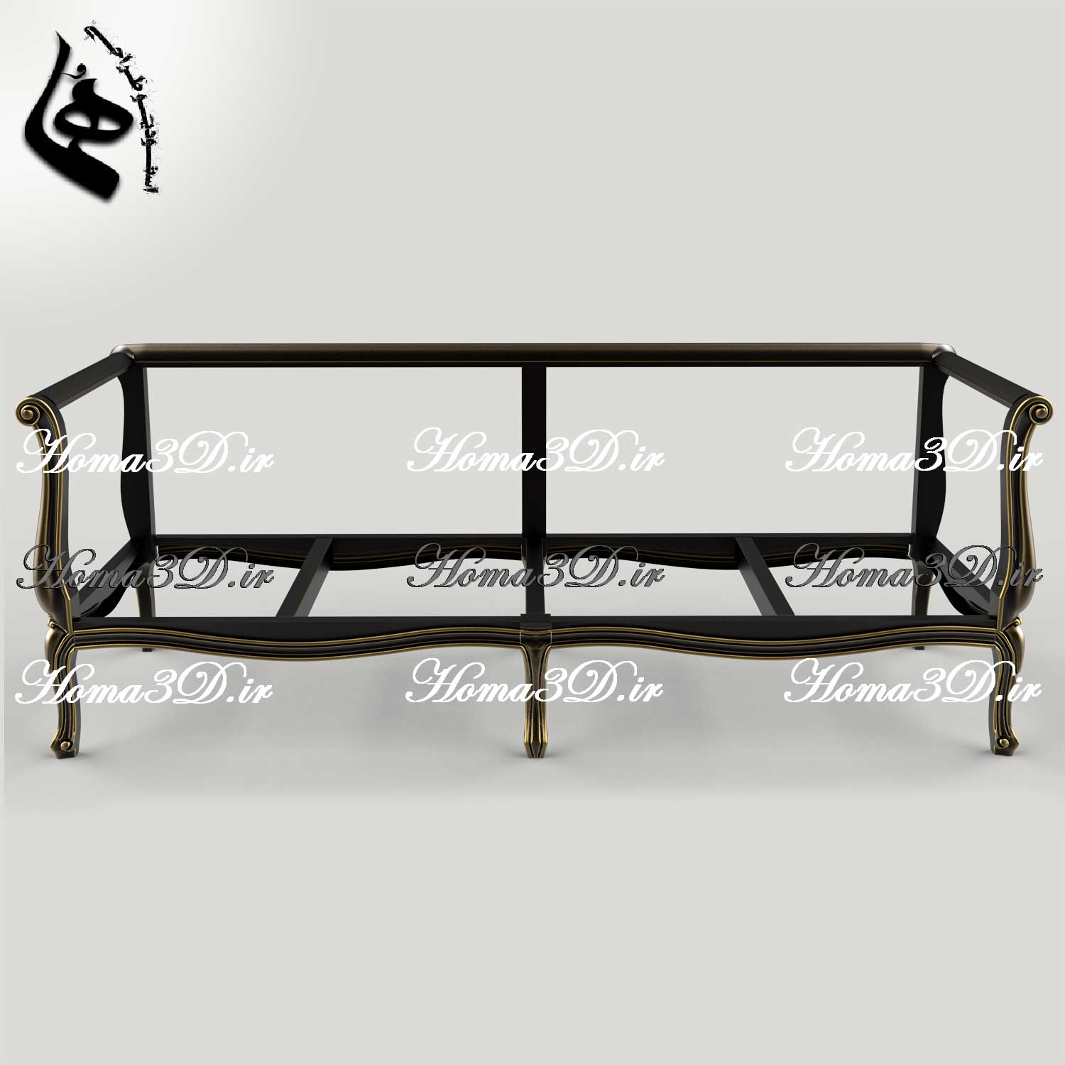 قالب نجاری و الگوی فیبری نجاری و مدل سه‌بعدی STL کاناپه چستر ابزاری فرانسوی زیبا و خوش‌فرم – الهام از هنر کلاسیک فرانسه در صنعت چوب 🇫🇷