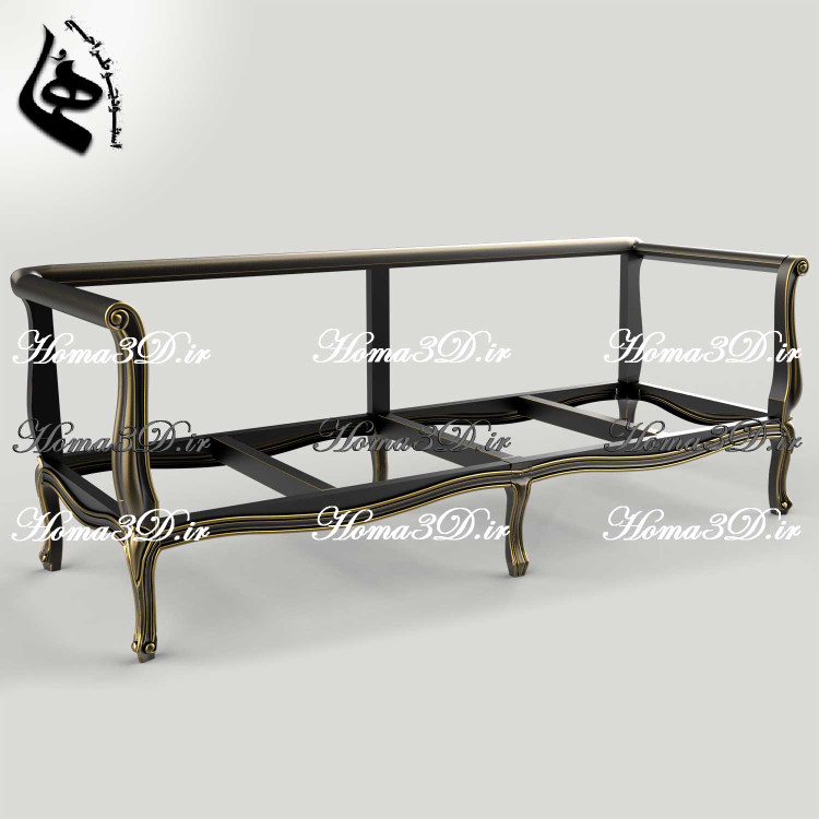 قالب نجاری و الگوی فیبری نجاری و مدل سهبعدی STL کاناپه چستر ابزاری فرانسوی زیبا و خوشفرم – الهام از هنر کلاسیک فرانسه در صنعت چوب 🇫🇷