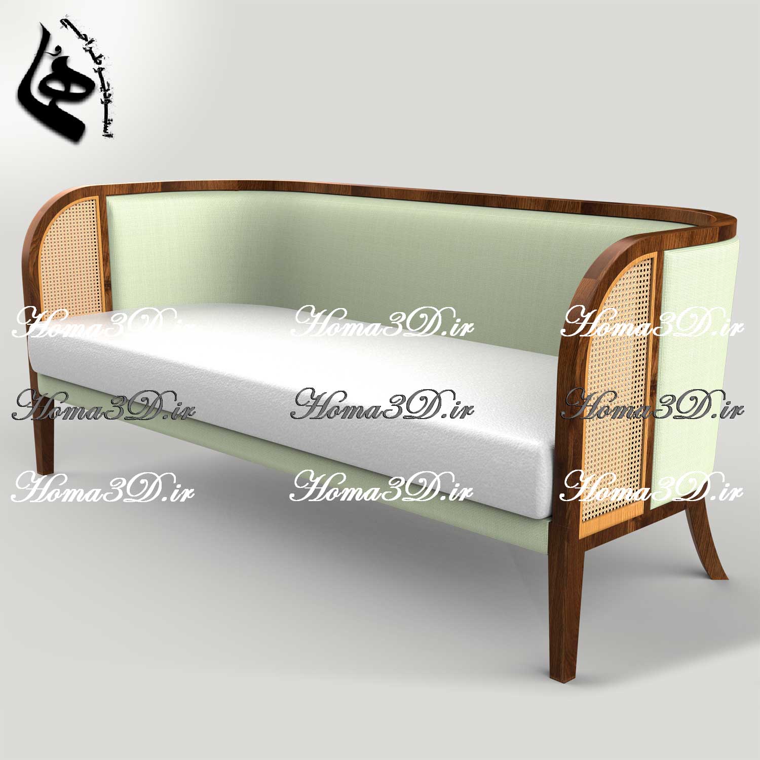 طراحی 3بعدی و فایل CAD مبلمان فول‌ست سبک مدرن – محصول ویژه برای کارگاه‌های نجاری و CNC