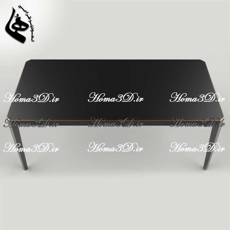 طراحی و اسکن 3بعدی میز غذاخوری و ناهارخوری شیک و ساده با طراحی مدرن