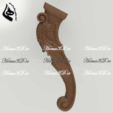 فایل طراحی و اسکن 3بعدی پایه منبتدار با قالبکشی مدرن و انحنای زیبا