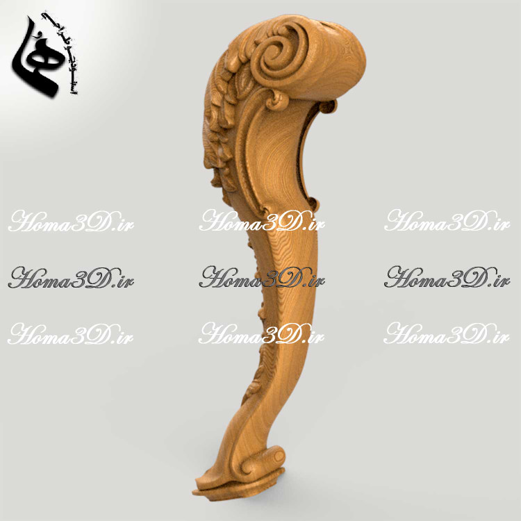 فایل مدل پایه با استایل متفاوت ۳بعدی طراحیشده برای سیانسی چوب