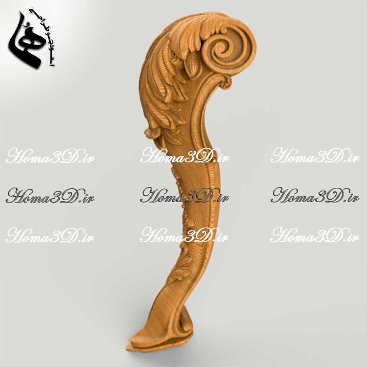 فایل مدل پایه با استایل متفاوت ۳بعدی طراحیشده برای سیانسی چوب