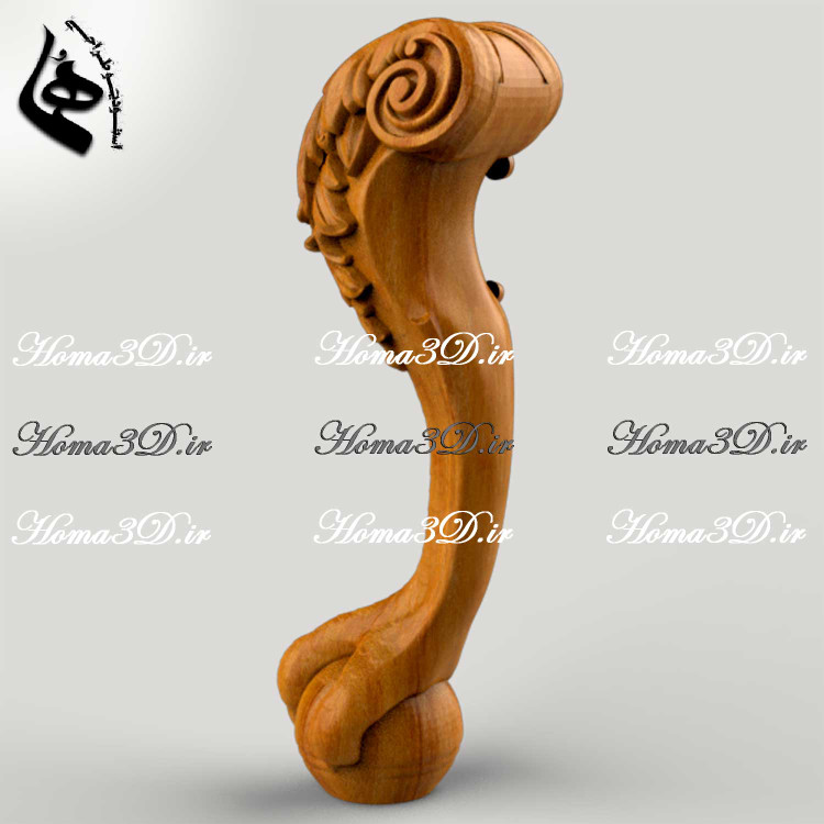 فایل طراحی پایه تک الگو گرفتهشده از پنجههای عقاب زیبا و خوشاستایل