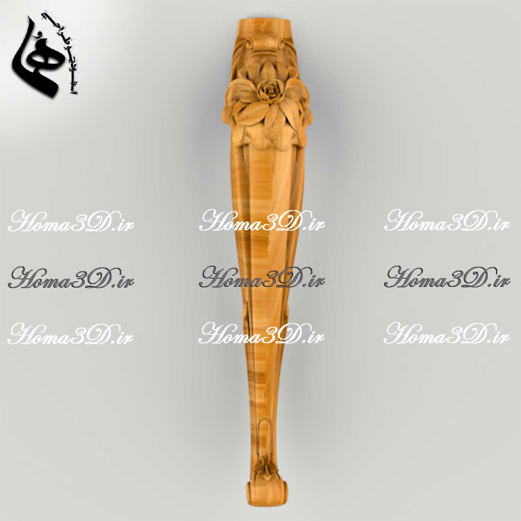 فایل طراحی پایه تک با گل زیبا و خوشکل در وسط کا