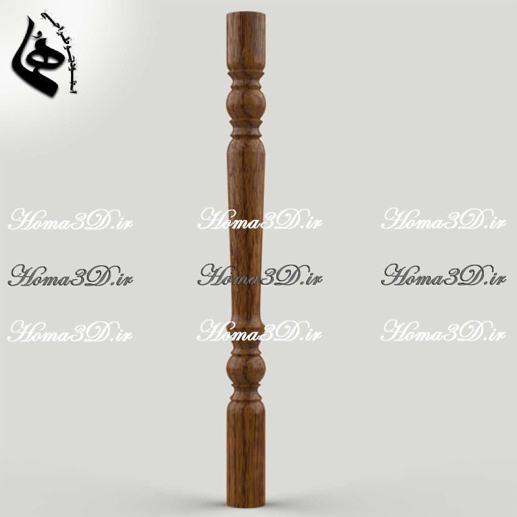 فایل طراحی پایه نرده برای CNC: مدرن، مهندسی شده و هنری