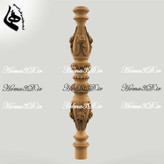 طرح سه بعدی نرده مدرن و کلاسیک چوبی