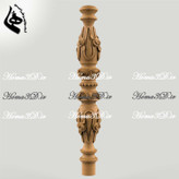 طرح سه بعدی نرده مدرن و کلاسیک چوبی