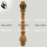 نرده منبت سه بعدی برای دکوراسیون داخلی: مدل پایه نرده قابل اجرا با CNC تخت