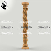 فایل سه بعدی پایه نرده تزئینی: مدل نرده چوبی قابل چاپ و قالبگیری