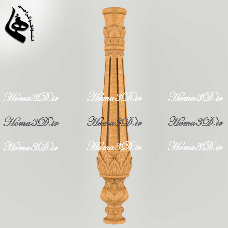 مدل نرده کلاسیک CNC - مدل پایه نرده نئوکلاسیک