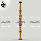 طراحی حرفهای نرده چوبی با فایلهای سهبعدی CNC - استودیو طراحی هما