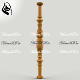 طراحی حرفهای نرده چوبی با فایلهای سهبعدی CNC - استودیو طراحی هما