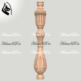 طراحی حرفهای نرده منبت سهبعدی برای دکوراسیون داخلی راه پله و نردههای منبتی ظریف