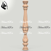 مدل نرده چوبی قابل ماشینکاری CNC و قالبگیری برای تولید - فایل سهبعدی حرفهای