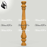 مدل نرده چوبی قابل ماشینکاری CNC و قالبگیری برای تولید - فایل سهبعدی حرفهای