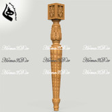 فایل3بعدی و طراحی پله منبتی مناسب تولید برای سی ان سی چوب و سنگ