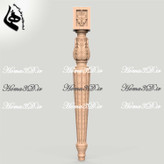 فایل3بعدی و طراحی پله منبتی مناسب تولید برای سی ان سی چوب و سنگ