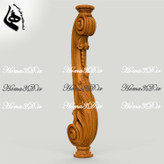 فایل طراحی پایه نرده برای سی ان سی دانلود مدل سه بعدی نرده چوبی طراحی نرده پله دوبلکس