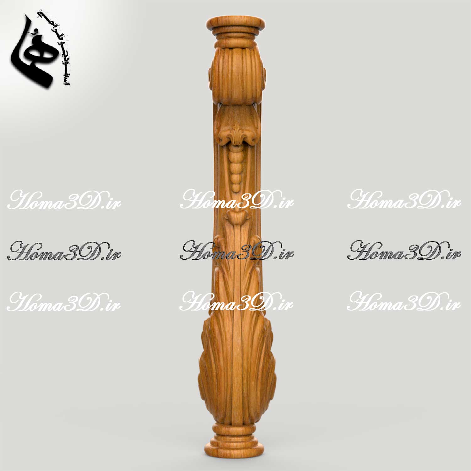 فایل طراحی پایه نرده برای سی ان سی دانلود مدل سه بعدی نرده چوبی طراحی نرده پله دوبلکس