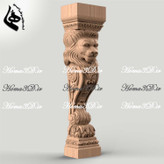 مدل سرستون ستون رومی با طراحی شیر مناسب نجاری و تولید قالب