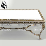 قالب نجاری و الگوی فیبری نجاری + مدل سهبعدی STL میز ناهارخوری پر منبت (ترند روز صنعت چوب)