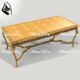 قالب نجاری و الگوی فیبری نجاری + مدل سهبعدی STL میز ناهارخوری پر منبت (ترند روز صنعت چوب)