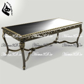 قالب نجاری و الگوی فیبری نجاری + مدل سهبعدی STL میز ناهارخوری پر منبت (ترند روز صنعت چوب)