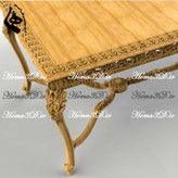 قالب نجاری و الگوی فیبری نجاری + مدل سهبعدی STL میز ناهارخوری پر منبت (ترند روز صنعت چوب)