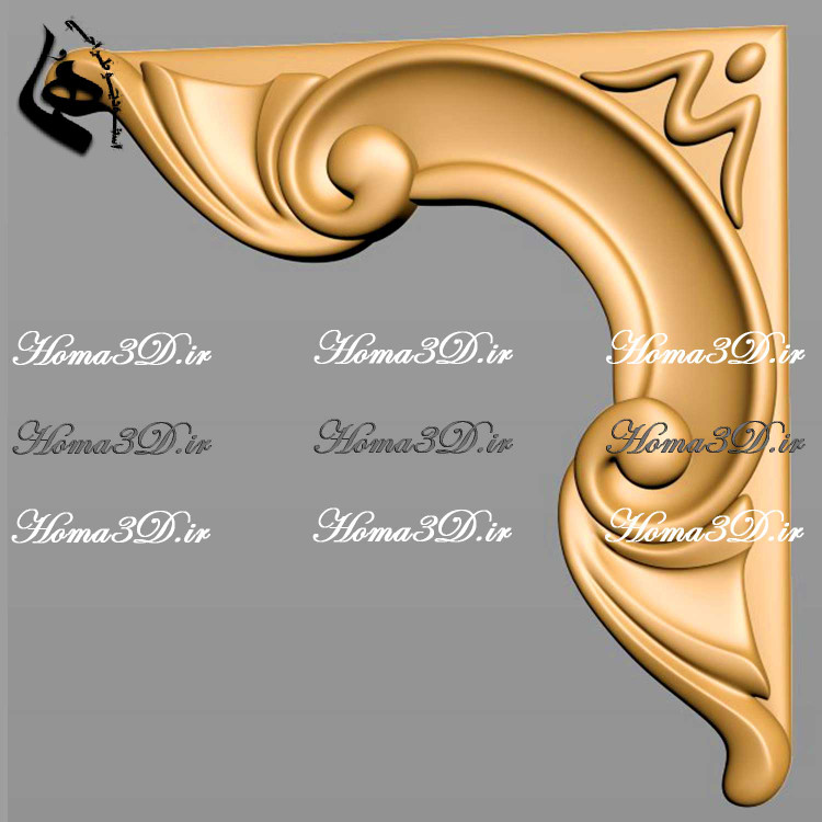 فایل سرستون آماده برای تولید انبوه و سری سازی - دانلود سرستون با جزئیات بالا جهت خروجی CNC