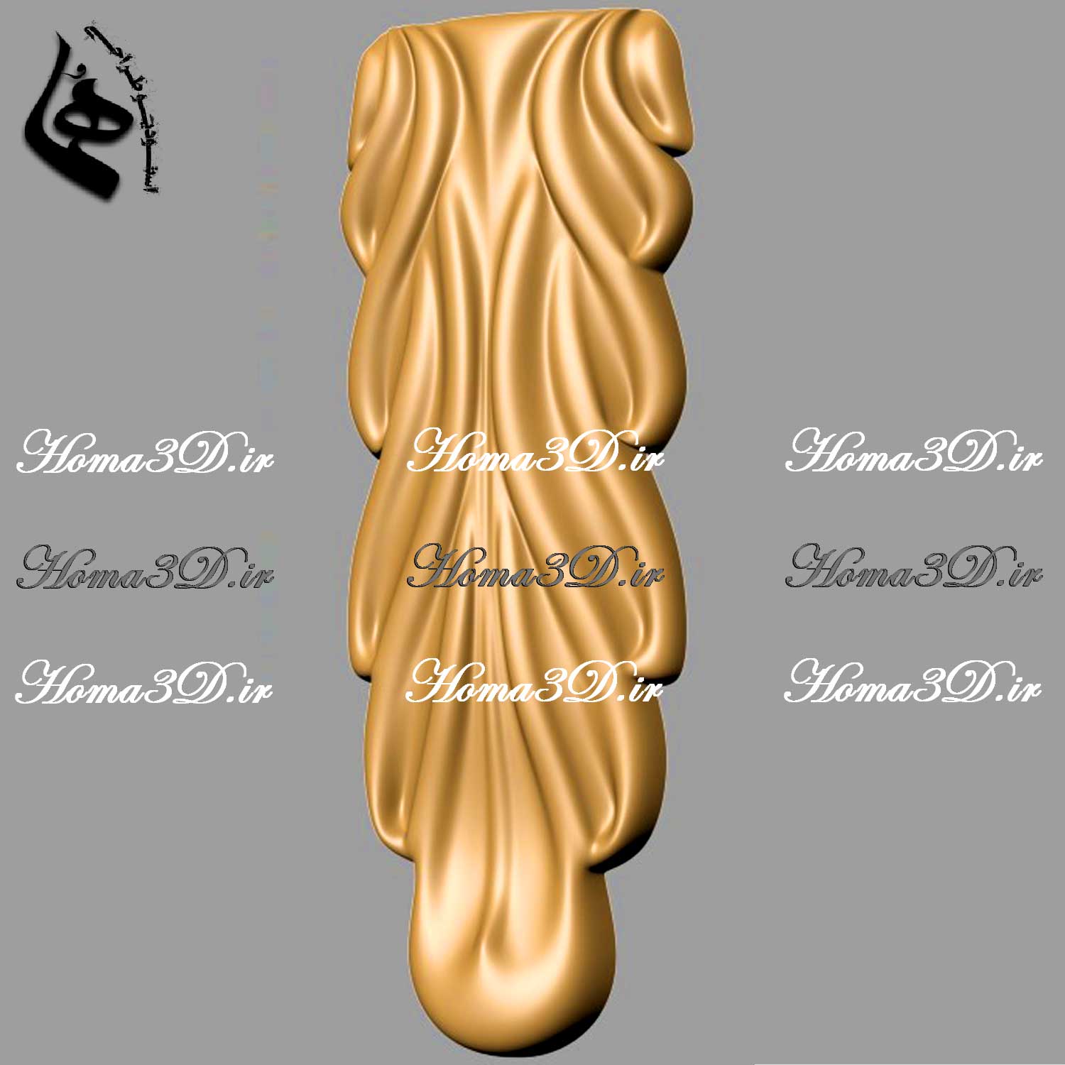 فایل مدل سرستون یونانی برای پروژه‌های معماری