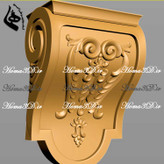 مدل سرستون مناسب سالنهای مجلل و ورودیهای خاص – سرستون آماده برای رندرگیری در پروژههای معماری داخلی