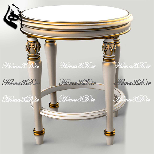 ماشینآلات سیانسی برای تولید میز عسلی چوبی + فایل STL برای جیکدگیری و نجاری میزهای عسلی پذیرایی