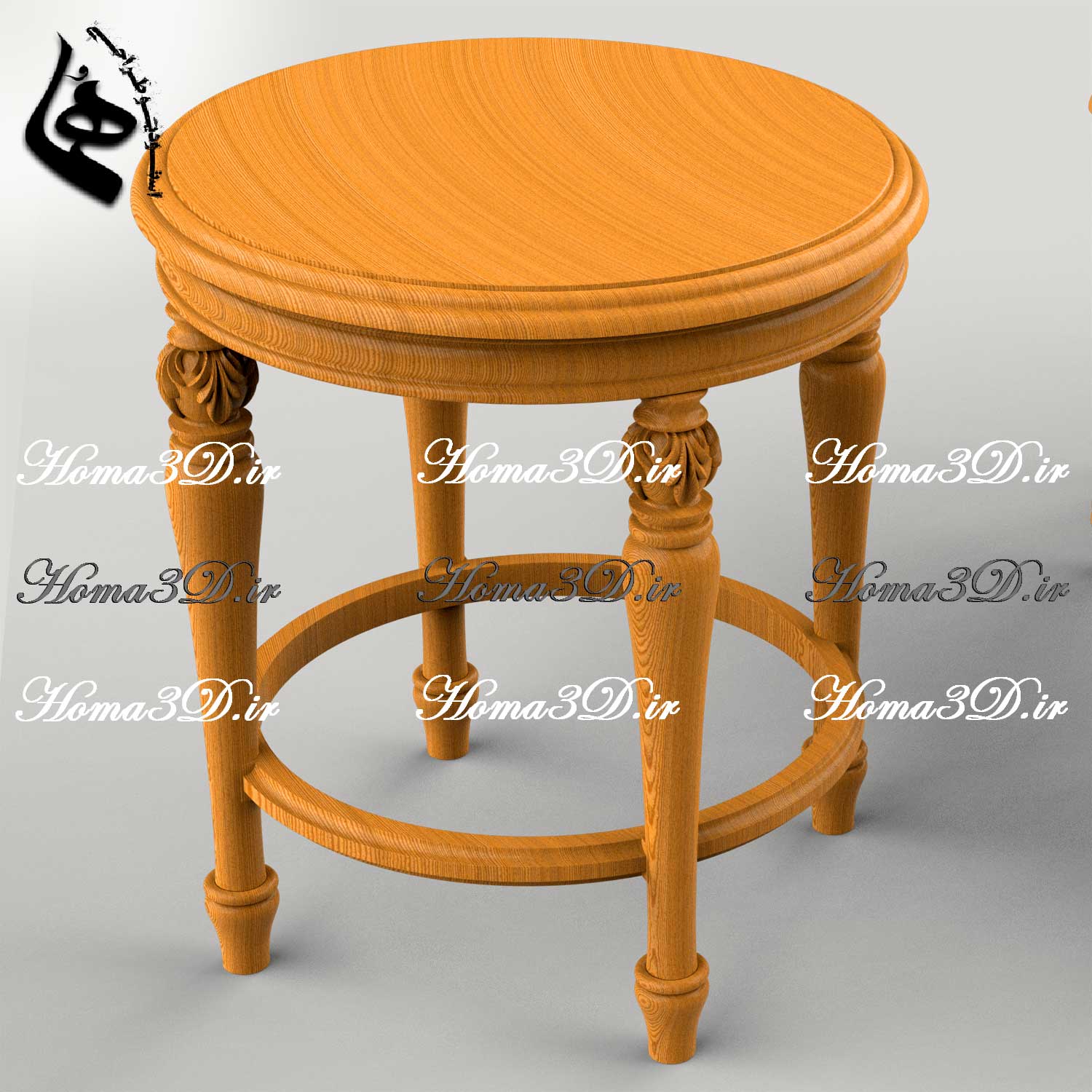 ماشین‌آلات سی‌ان‌سی برای تولید میز عسلی چوبی + فایل STL برای جیکدگیری و نجاری میزهای عسلی پذیرایی