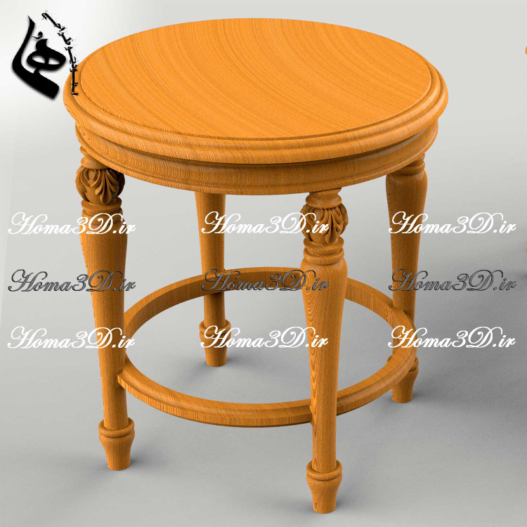 ماشینآلات سیانسی برای تولید میز عسلی چوبی + فایل STL برای جیکدگیری و نجاری میزهای عسلی پذیرایی