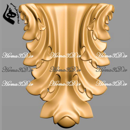 سرستون آماده برای رندرگیری در پروژههای معماری داخلی