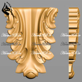 سرستون آماده برای رندرگیری در پروژههای معماری داخلی