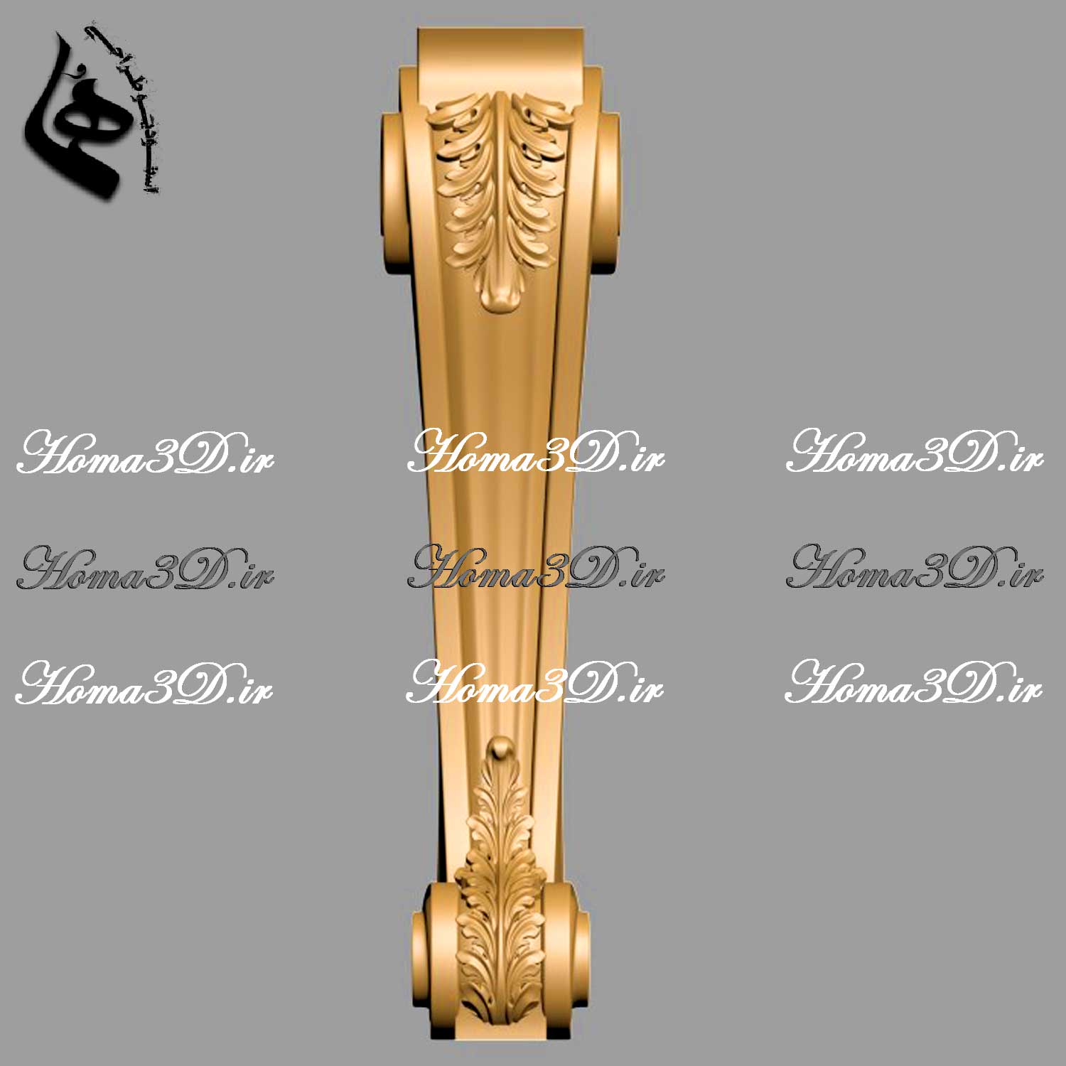 دانلود فایل CAD سرستون جهت اصلاح و ویرایش در نرم‌افزار