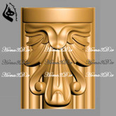 طرح سرستون با گل و برگ مناسب ستونهای دکوراتیو